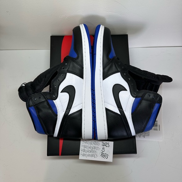 NWT 2020 JORDAN 1 RETRO HIGH ROYAL TOE MENS SZ 10 DEADSTOCK OG ALL - Picture 6 of 16